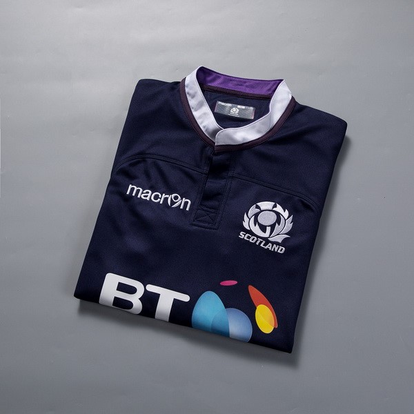 Tailandia Camiseta Escocia 1ª Kit 2017 2018 Azul